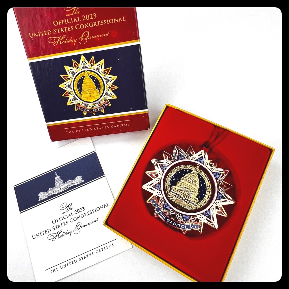 Official‎ 2023 US Congressional Holiday Ornament The Capitol Randy Weber TX-14